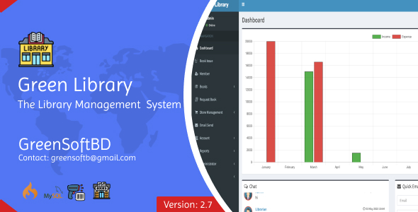 Green Library – Library Management System